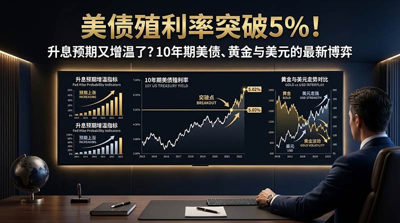 美债收益率突破5%